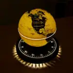 Candeeiro Globo Terrestre Levitação Dourado – Image 3