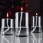 Candeeiro de mesa a óleo em vidro – Image 2