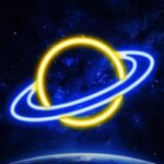Candeeiro Planeta Néon – Image 4