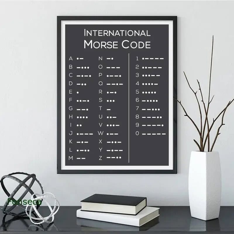 Poster Code Morse Poster Código Morse – Image 1