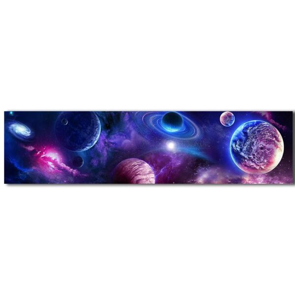 Poster Cosmos Multicolor e Planetas