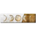 Poster Fases Lunares em Relevo Dourado – Image 4