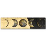 Poster Fases Lunares em Relevo Dourado – Image 2
