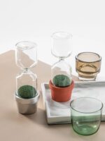 Ampulheta Vaso de Flores
