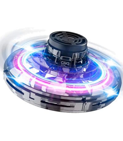 Disco de luz LED com efeito de cores vibrantes, brilho intenso e movimento circular, criado com tecnologia de iluminação moderna.