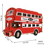 Puzzle 3D Autocarro de Dois Andares