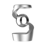 Spinner cinético metálico com design moderno, mostrando movimento rotativo e detalhes de acabamento brilhante.