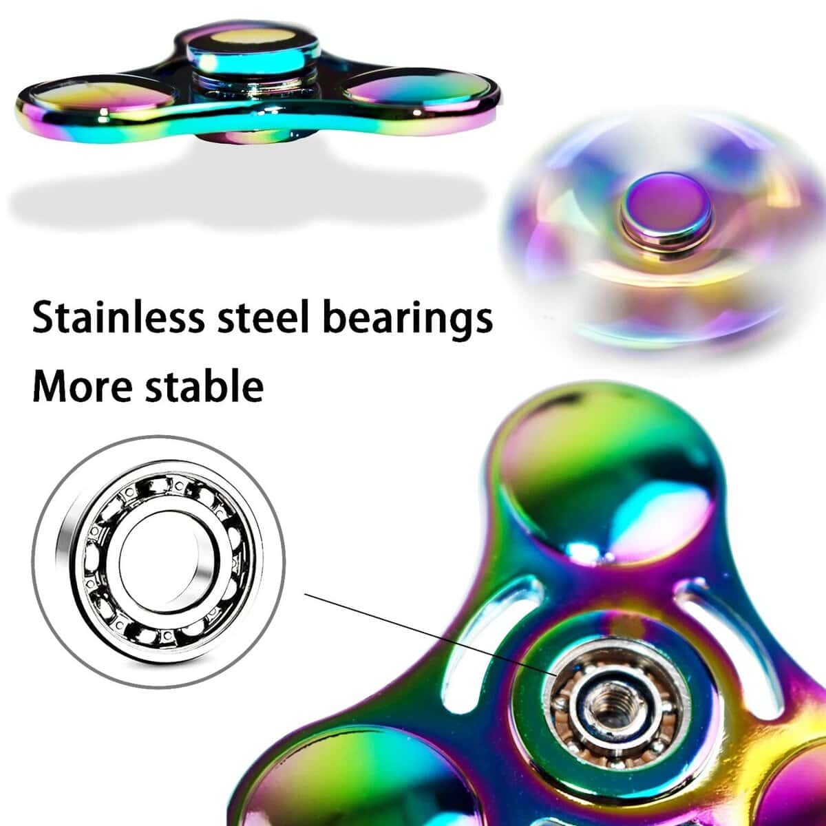 Fidget Spinner de Metal – Image 2