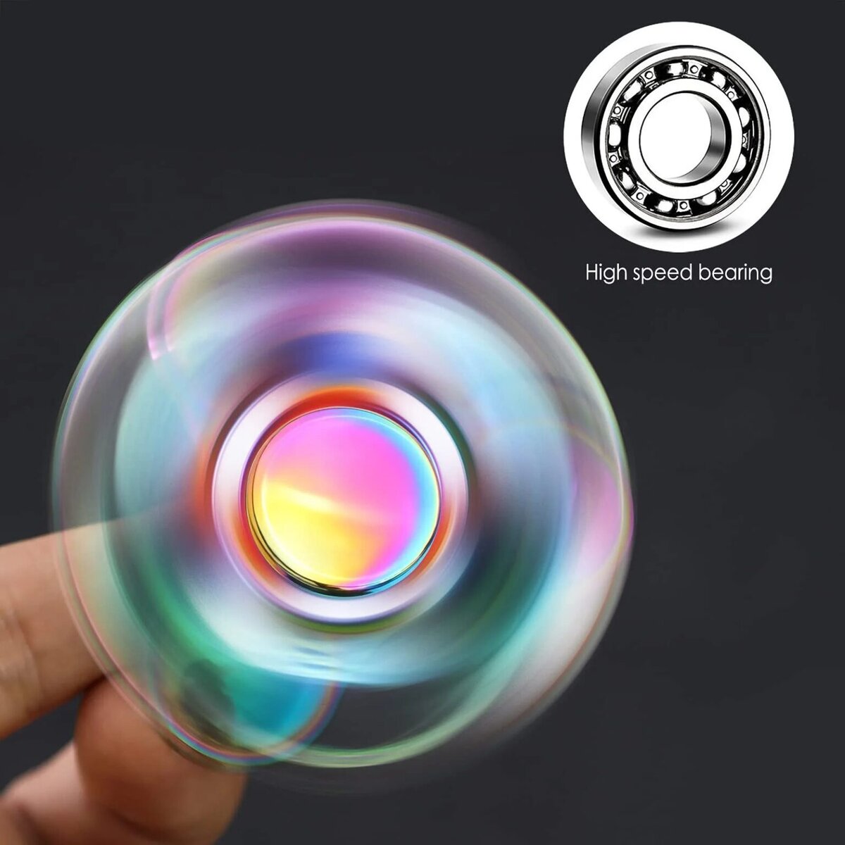 Fidget Spinner de Metal – Image 3