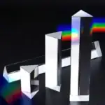 Prisma óptico geométrico arco-íris