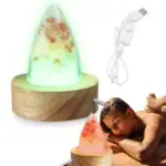 Candeeiro de sal do Himalaia natural – Image 2
