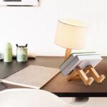 Candeeiro de mesa original em madeira – Image 6