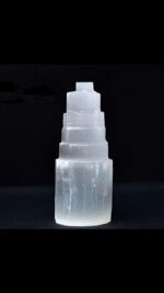 Candeeiro de selenite com cristal mandala – Image 4