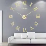 Relógio de parede decorativo com autocolantes – Image 3