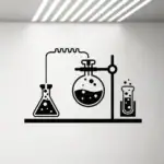 Autocolante Laboratório de Química – Image 2