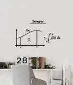Autocolante Integral Matemático