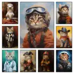 Quadro astronauta gato – Image 2
