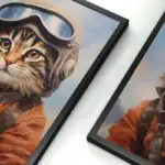Quadro astronauta gato – Image 6
