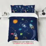 Capa de edredão espacial planetas casal – Image 2
