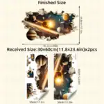 Autocolantes 3D Espaciais – Image 6