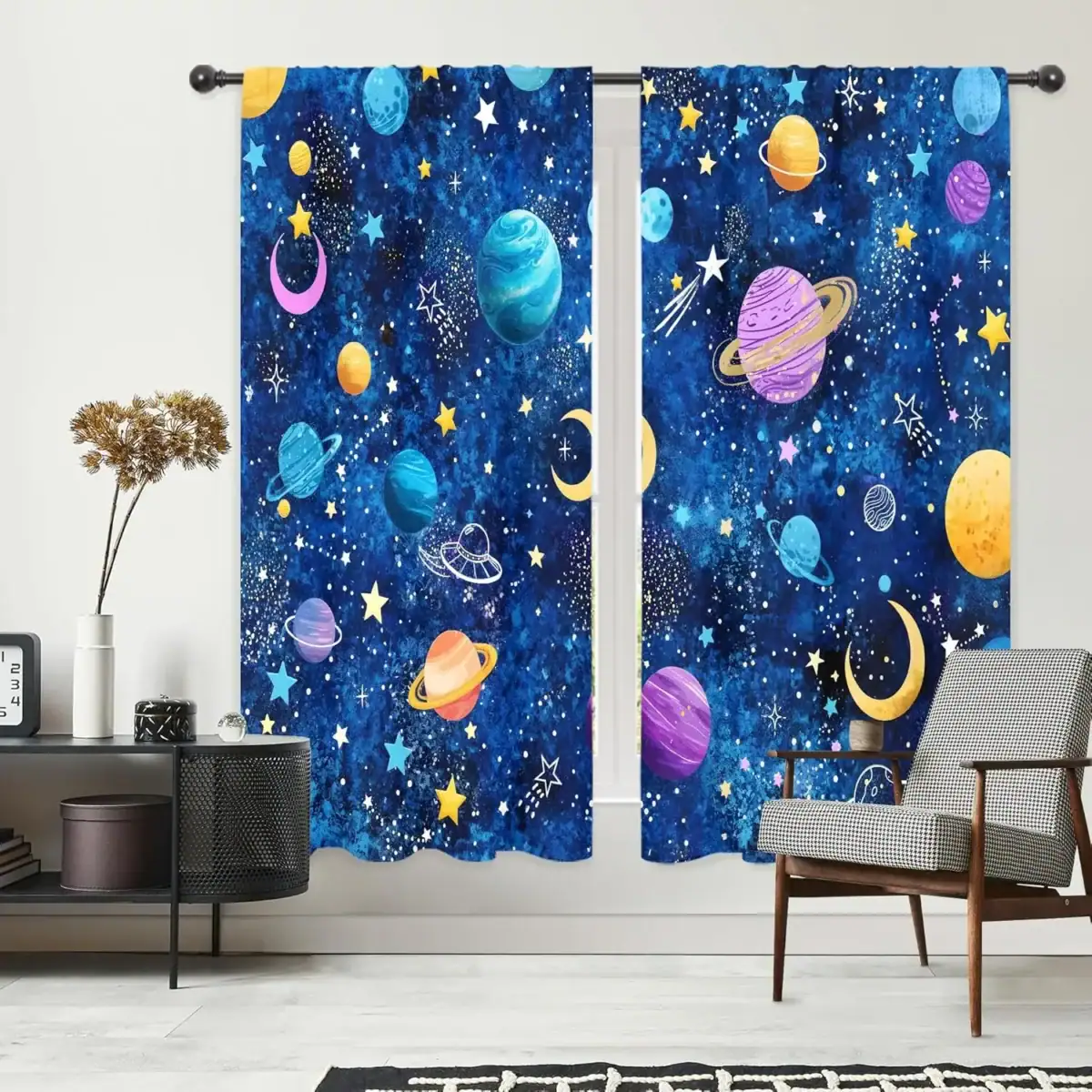Cortina espacial azul – Image 5