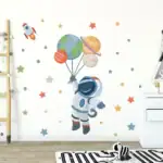 Autocolantes Espaciais de Desenhos Animados