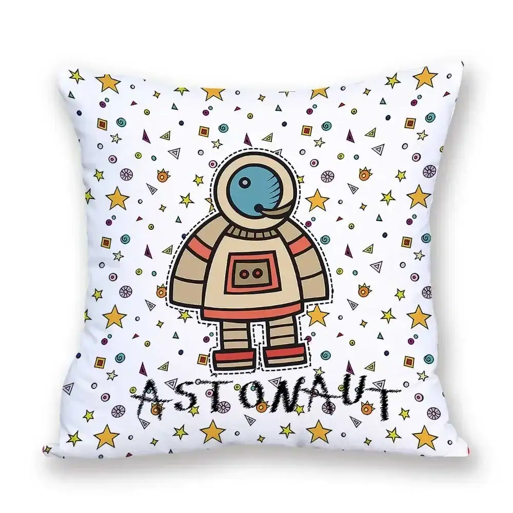 Sf0db3a1c226e45e1b1a182624c076bb6P-3.webp Capa de Almofada Pequeno Astronauta Viajante – Image 1