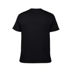 T-shirt preta unissexo, básica, confortável, ideal para um estilo casual ou para personalizar. Perfeito para uso diário ou como suporte para designs ou logotipos.