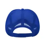 Casquette en maille bleue avec réglage ajustable, idéale pour un style décontracté et confortable, parfaite pour la décoration ou comme objet scientifique.