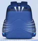 Mochila com sistema de ventilação para um conforto ideal, perfeita para estudantes e amantes do design científico.