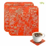 Chip de circuito impresso em forma de placa para decorar seu espaço com um estilo tecnológico e científico. Perfeito para os amantes de eletrônica e design moderno.