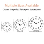 Relógio de parede com design científico, disponível em vários tamanhos para decorar o seu espaço com estilo e precisão.