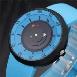 Relógio científico para crianças com mostrador colorido e ponteiros móveis, ideal para aprender a ler as horas enquanto descobrem a ciência.