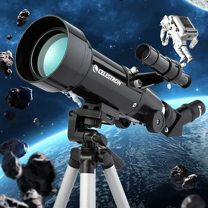 Télescope Celestron pour observation spatiale Télescope Celestron pour l'observation des étoiles et des planètes dans l'espace. Parfait pour l'astronomie amateur et l'exploration spatiale.