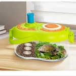 Aquário para tartaruga com plataforma de banho, espaço de descanso e decoração natural, ideal para o habitat da sua tartaruga de estimação.