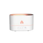 Difusor de óleos essenciais, aparelho de relaxamento com luz LED e controle tátil.