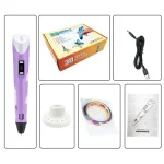 Pipeta de laboratório para experiências científicas, acompanhada de acessórios, cabo USB e instruções para uma utilização precisa e eficaz.