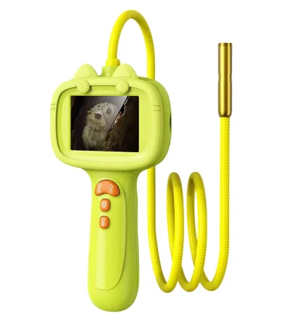 Termômetro infravermelho portátil para animais com tela LCD, ideal para medir a temperatura corporal dos seus animais rapidamente e sem contato. Perfeito para uso veterinário ou doméstico.