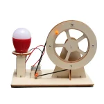 Perífrase de motor elétrico com gerador simples para demonstração científica. Ideal para a aprendizagem de física e eletricidade em sala de aula ou em casa.