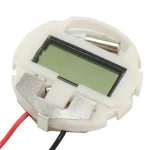 Medidor digital de precisão para medições científicas, com tela LCD e sensor metálico, ideal para pesquisa e experimentação científica.