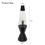 Candeeiro de mesa em forma de vulcão com iluminação LED, design moderno e original, ideal para decoração científica ou para um espaço de trabalho criativo.