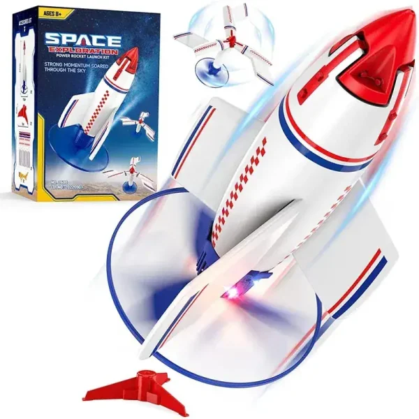 Nave espacial telecomandada para crianças, brinquedo educativo e lúdico, ideal para estimular a imaginação e a aprendizagem científica em jovens apaixonados pelo espaço.