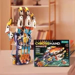Controlador robótico hidráulico CYBORG HAND para manipulação precisa e lúdica, ideal para entusiastas de ciência e tecnologia.