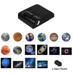 Luneta de projeção para planetário, ideal para descobrir o sistema solar e as estrelas em casa ou na sala de aula. Fácil de usar, projeta imagens de planetas e astros no teto.