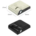 Mini projetor portátil compacto com sensor de movimento para apresentações e entretenimento.