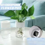 Vaso de flores hidropônico para cultivo sem terra.