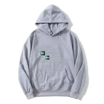 Moletom com capuz de algodão com design da tabela periódica dos elementos químicos.