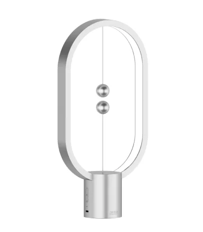 Lâmpada de mesa Dyson Pure Cool com design moderno e tecnologia de purificação de ar integrada. Perfeita para um espaço de trabalho ou uma decoração científica elegante.